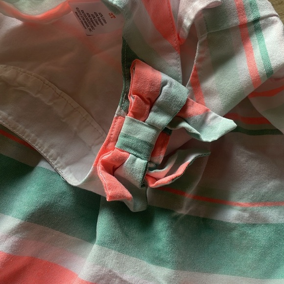 Gymboree Teal, Cora and White Spring and Summer Dress - Picture 4 of 9